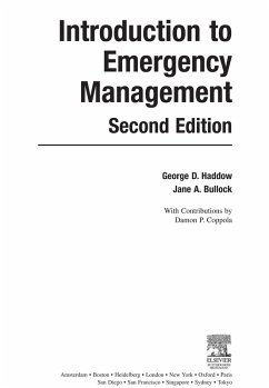Introduction to Emergency Management (eBook, PDF) - Bullock, Jane A.; Haddow, George D.