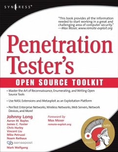 Penetration Tester's Open Source Toolkit (eBook, PDF) - Faircloth, Jeremy; Beale, Jay; Temmingh, Roelof; Meer, Haroon; Walt, Charl van der; Moore, Hd