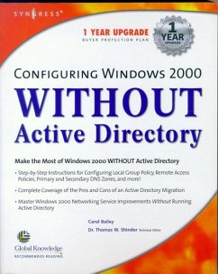 Configuring Windows 2000 without Active Directory (eBook, PDF) - Syngress