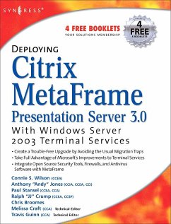 Deploying Citrix MetaFrame Presentation Server 3.0 with Windows Server 2003 Terminal Services (eBook, PDF) - Craft, Melissa