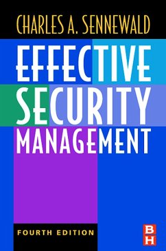 Effective Security Management (eBook, PDF) - Sennewald CPP, Charles A.