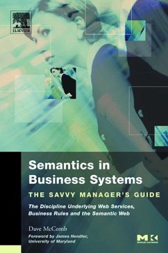 Semantics in Business Systems (eBook, PDF) - Mccomb, Dave