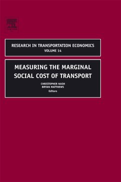 Measuring the Marginal Social Cost of Transport (eBook, PDF)