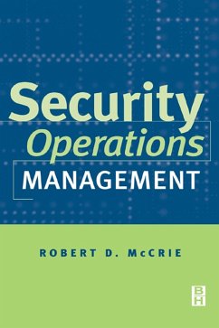 Security Operations Management (eBook, PDF) - Mccrie, Robert