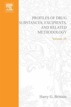 Cover Profiles of Drug Substances, Excipients and Related Methodology (eBook, PDF)