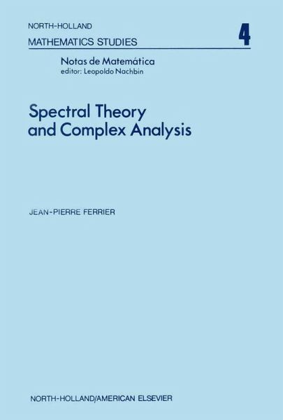 Spectral Theory and Complex Analysis (eBook, PDF)