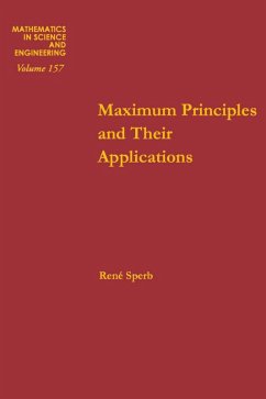 Maximum Principles and Their Applications (eBook, PDF)