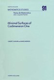 Minimal Surfaces of Codimension One (eBook, PDF) Minimal Surfaces of Codimension One (eBook, PDF)