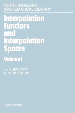 Interpolation Functors and Interpolation Spaces (eBook, PDF)