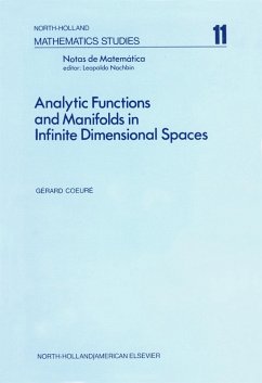 Analytic Functions and Manifolds in Infinite Dimensional Spaces (eBook, PDF)