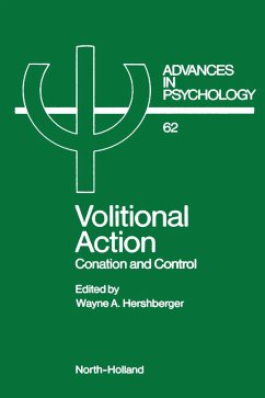 Cover Volitional Action (eBook, PDF)