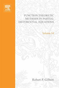 Function Theoretic Methods in Partial Differential Equations (eBook, PDF)