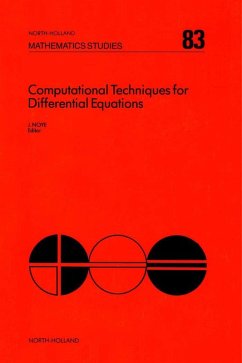 Cover Computational Techniques for Differential Equations (eBook, PDF)