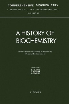 Cover Selected Topics in the History of Biochemistry. Personal Recollections. IV (eBook, PDF)