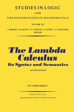 The Lambda Calculus (eBook, PDF) - Barendregt, H. P.