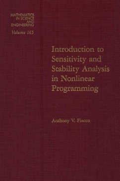 Introduction to Sensitivity and Stability Analysis in Nonlinear Programming (eBook, PDF)