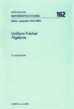 Uniform Fréchet Algebras (eBook, PDF) - Goldmann, H.