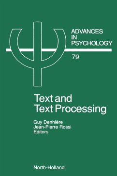 Text and Text Processing (eBook, PDF)