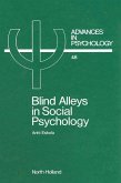 Blind Alleys in Social Psychology (eBook, PDF)