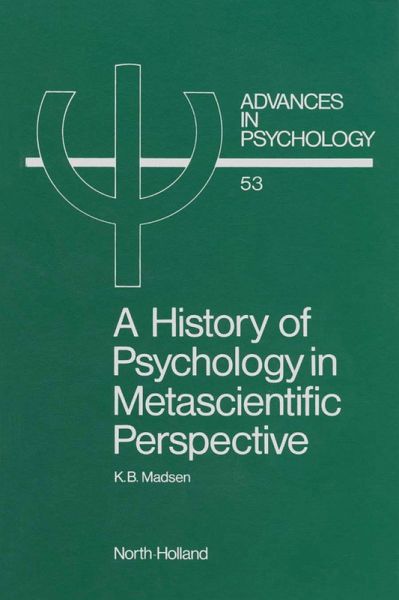 A History of Psychology in Metascientific Perspective (eBook, PDF)