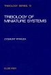 Tribology of Miniature Systems (eBook,... - Bild 1
