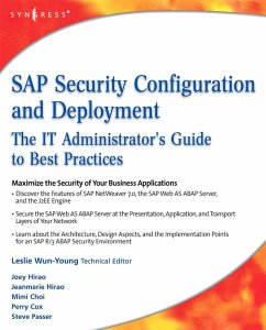 SAP Security Configuration and Deployment (eBook, ePUB) - Hirao, Joey