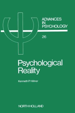 Psychological Reality (eBook, PDF) - Hillner, K.