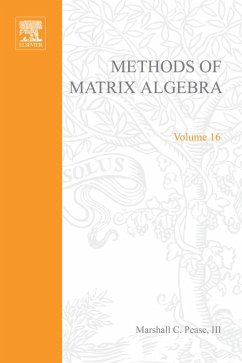 Cover Methods of Matrix Algebra (eBook, PDF)