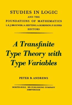 Cover A Transfinite Type Theory with Type Variables (eBook, PDF)