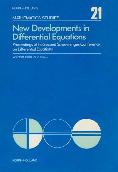 Cover New Developments in Differential Equations (eBook, PDF)