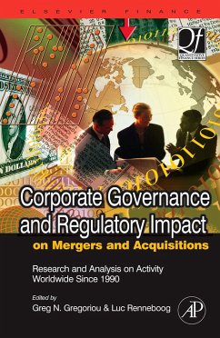 Cover Corporate Governance and Regulatory Impact on Mergers and Acquisitions (eBook, PDF)