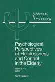Psychological Perspectives of Helplessness and Control in the Elderly (eBook, PDF)