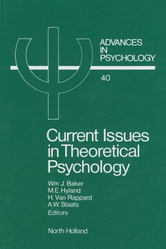 Cover Current Issues in Theoretical Psychology (eBook, PDF)