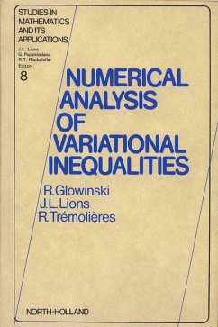 Cover Numerical Analysis of Variational Inequalities (eBook, PDF)