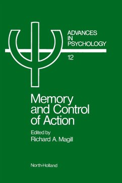 Memory and Control of Action (eBook, PDF)