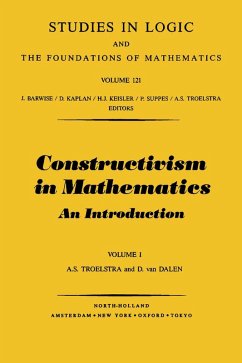 Constructivism in Mathematics, Vol 1 (eBook, PDF) - Troelstra, A. S.; Dalen, D. van
