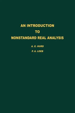 An Introduction to Nonstandard Real Analysis (eBook, PDF) - Hurd, Albert E.; Loeb, Peter A.