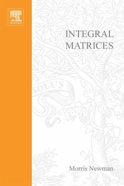 Integral Matrices (eBook, PDF)
