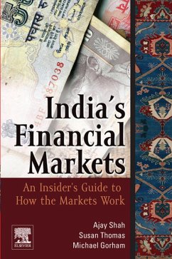 Indian Financial Markets (eBook, PDF) - Shah, Ajay; Thomas, Susan; Gorham, Michael