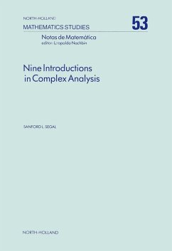 Nine Introductions in Complex Analysis (eBook, PDF) - Segal, Sanford L.