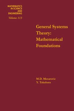 General Systems Theory: Mathematical Foundations (eBook, PDF)