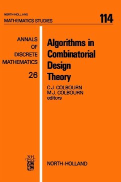 Cover Algorithms in Combinatorial Design Theory (eBook, PDF)