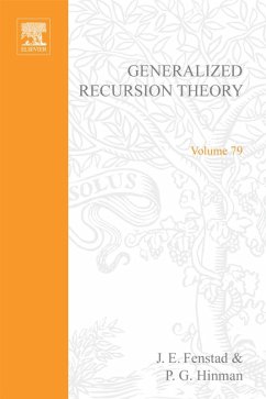 Generalized Recursion Theory (eBook, PDF) - Beklemishev, Lev D.