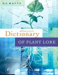 Dictionary of Plant Lore (eBook, ePUB) - Watts, D. C.
