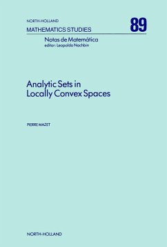 Analytic Sets in Locally Convex Spaces (eBook, PDF) - Mazet, P.