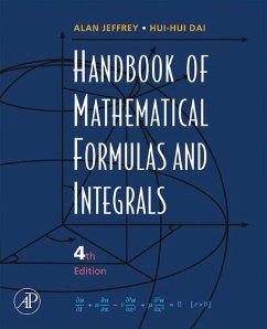 Handbook of Mathematical Formulas and Integrals (eBook, PDF) - Jeffrey, Alan; Dai, Hui Hui