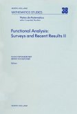 Functional Analysis: Surveys and Recent Results II (eBook, PDF)