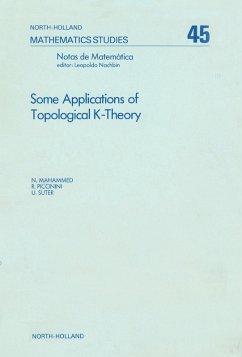 Cover Some Applications of Topological K-Theory (eBook, PDF)