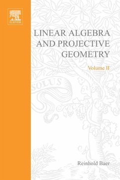 Linear Algebra and Projective Geometry (eBook, PDF)