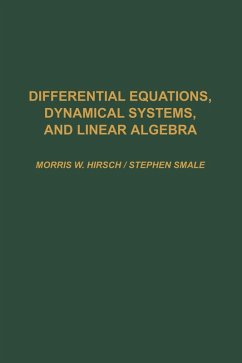 Cover Differential Equations, Dynamical Systems, and Linear Algebra (eBook, PDF)